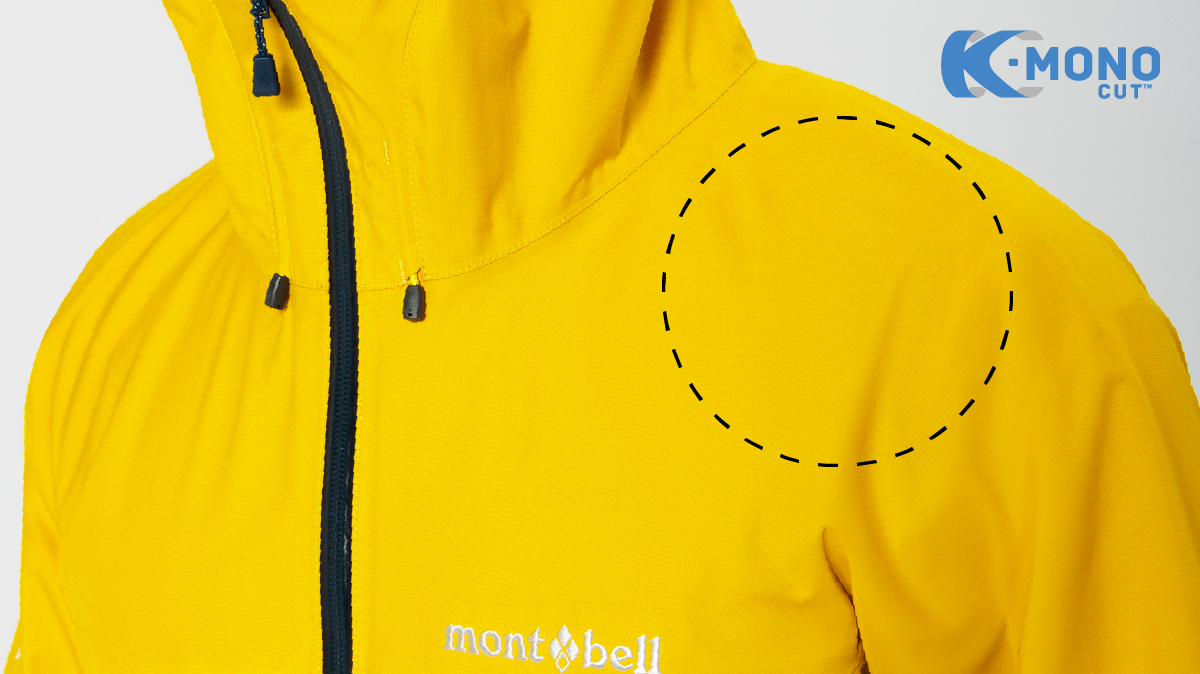 Wear image showing seamless shoulder area
