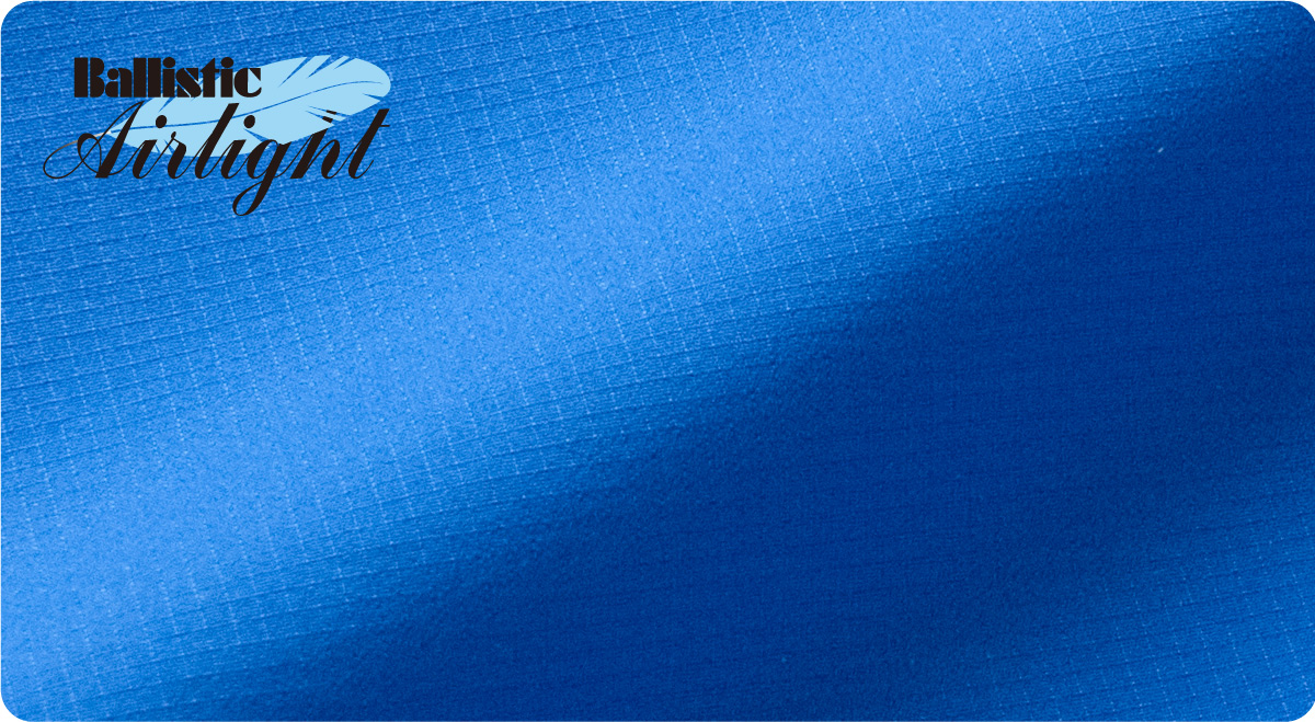 Image of outer fabric made of Ballistic Airlight nylon