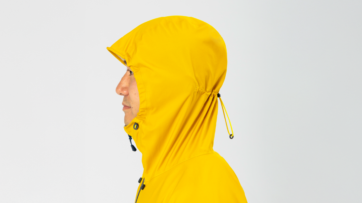 Proprietary designed hood with a high fit