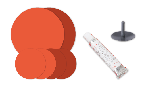 Contents of the repair kit