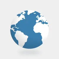 An illustration of a globe