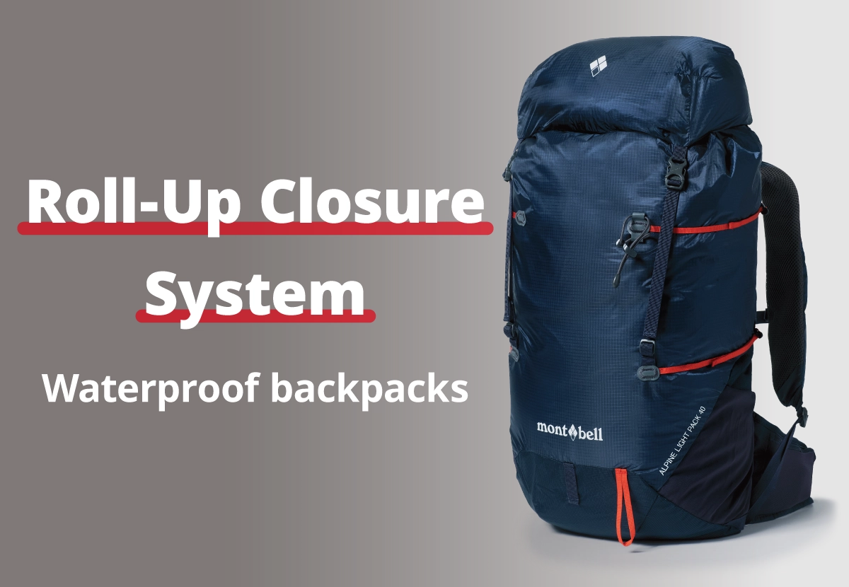 Roll-up waterproof backpack, Alpine Light Pack 40 (NV)
