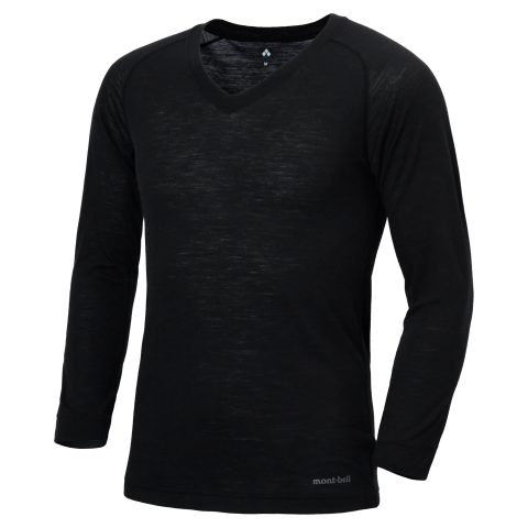 Super Merino Wool Light Weight V-Neck Shirt Men's Super Merino Wool Light Weight V-Neck Shirt Men's