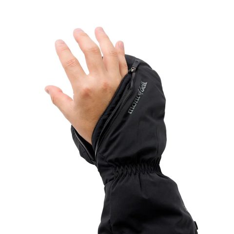 Powder Zip Mittens