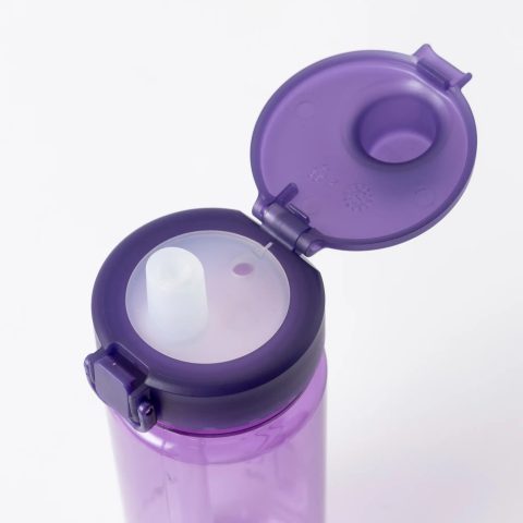 Clear Bottle Straw 0.5L