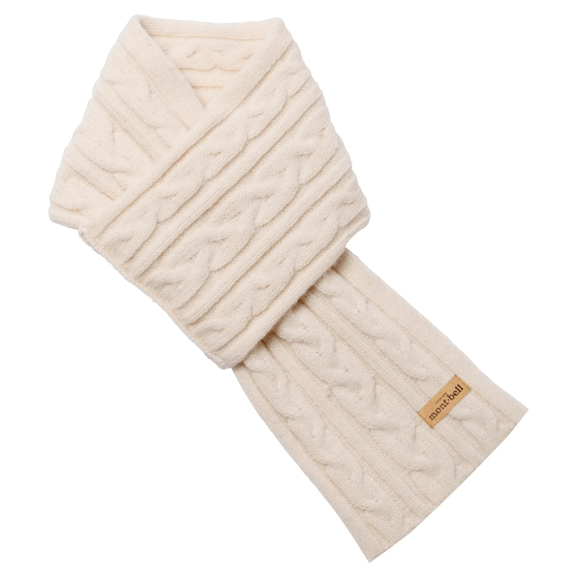 Cable Knit Short Scarf