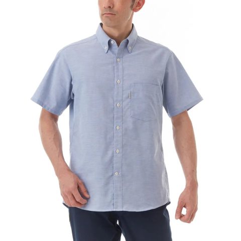 Core Spun Oxford Short Sleeve Button Down Shirt