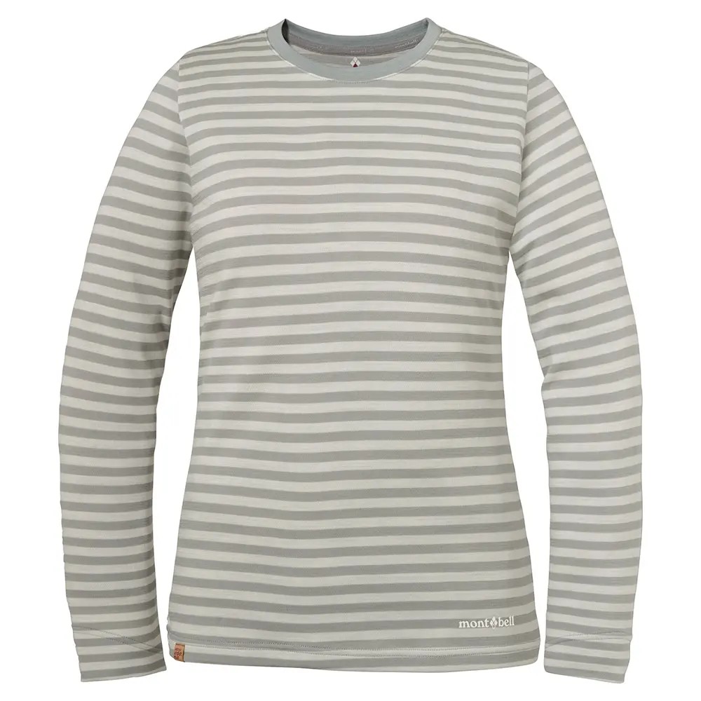 Merino Wool Plus Striped Long Sleeve T Women's