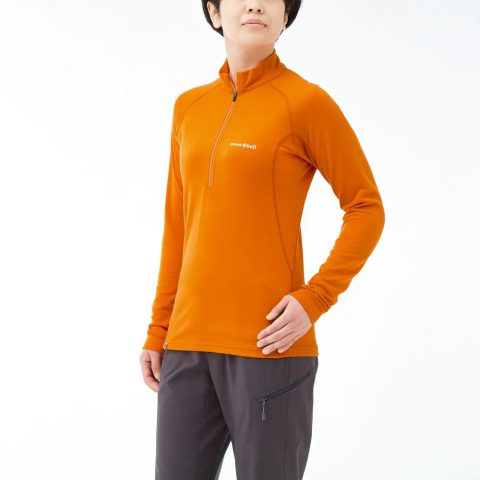 Merino Wool Plus Action Zip Neck Women's