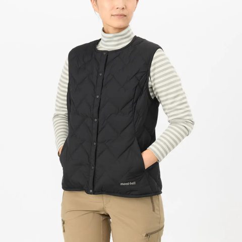 Superior Down Round Neck Vest Women's