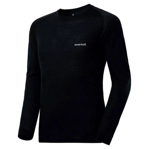 SUPER MERINO WOOL Middle Weight Round Neck Shirt Men's