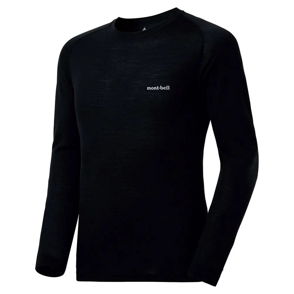 SUPER MERINO WOOL Middle Weight Round Neck Shirt Men's