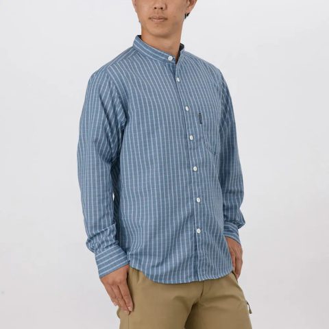 Wickron Light Stand Collar Shirt Men's