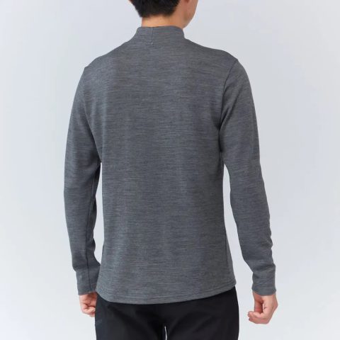 Merino Wool Plus High Neck Shirt Men's