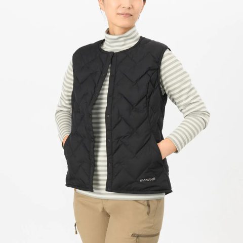Superior Down Round Neck Vest Women's
