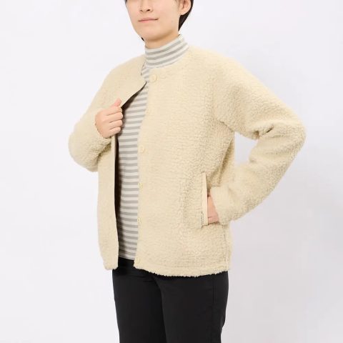 CLIMAPLUS Shearling Cardigan Women's