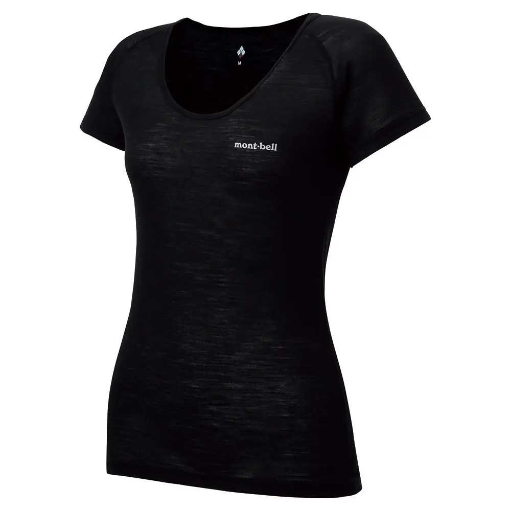 SUPER MERINO WOOL Light Weight U-Neck T-Shirt Women's