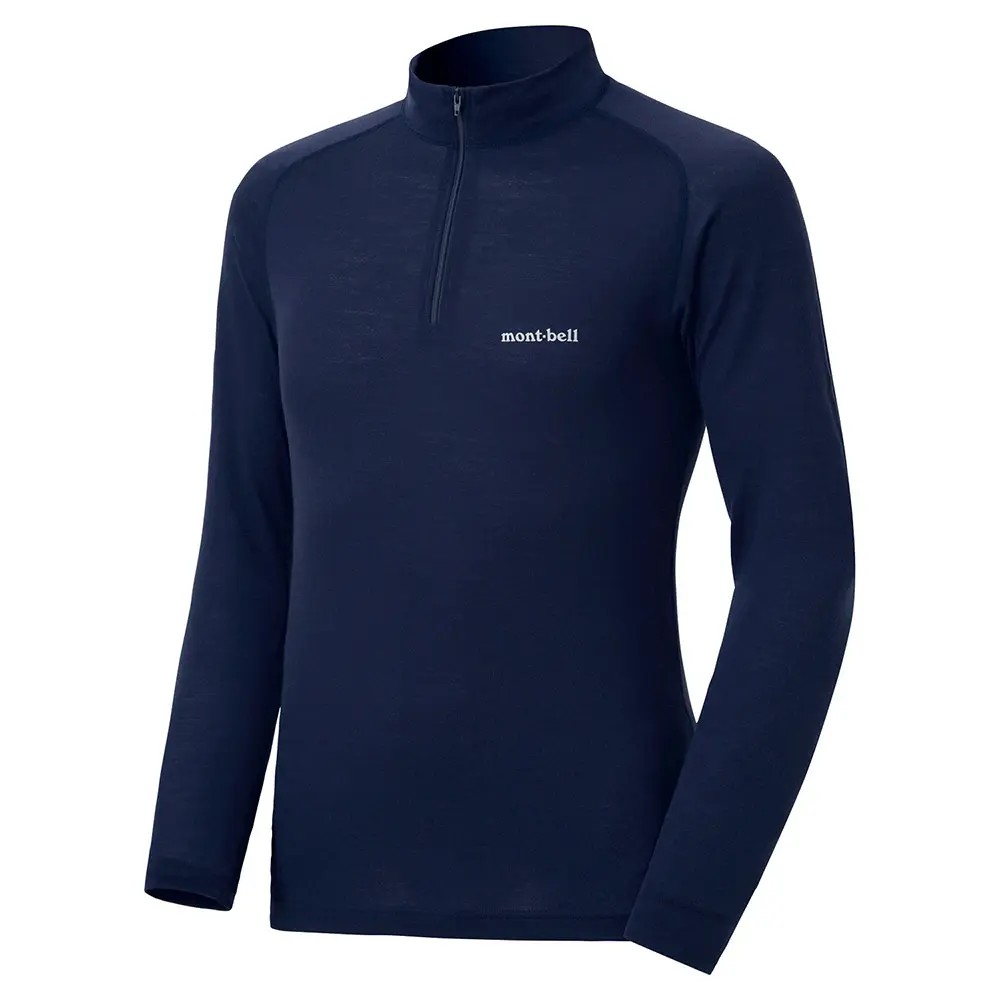 SUPER MERINO WOOL Middle Weight High Neck Shirt Men's