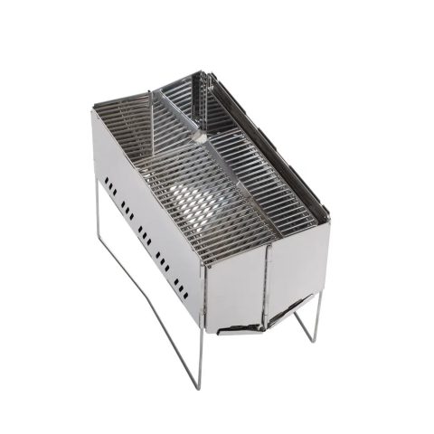 Folding Fire Pit Stainless Steel HD Fire Grate