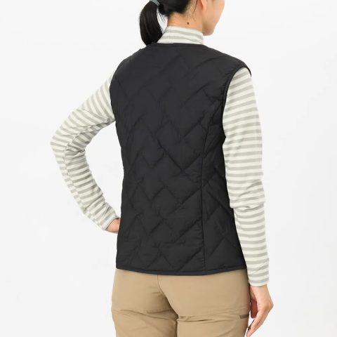 Superior Down Round Neck Vest Women's