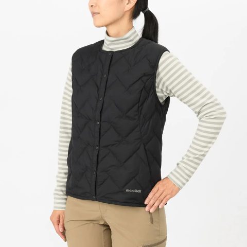 Superior Down Round Neck Vest Women's