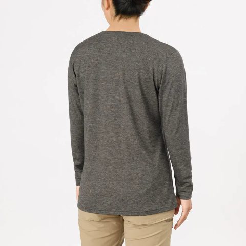 Merino Wool Plus Light Long Sleeve T Women's Mountain Collage