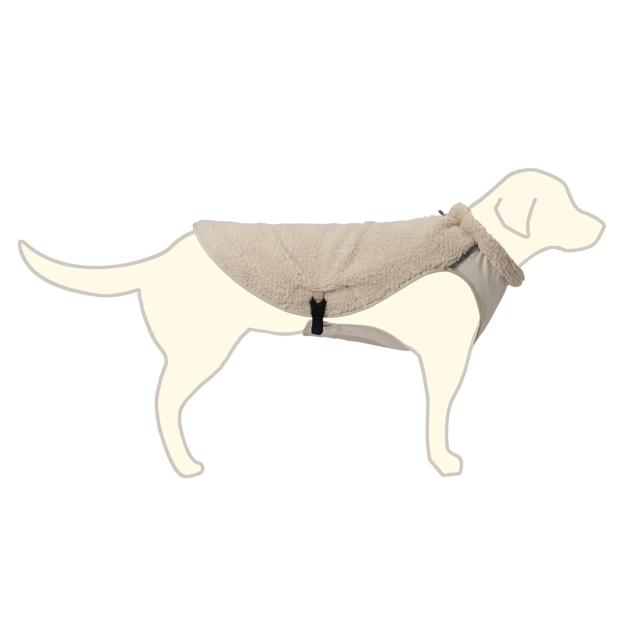 Dog Shearling Vest Large