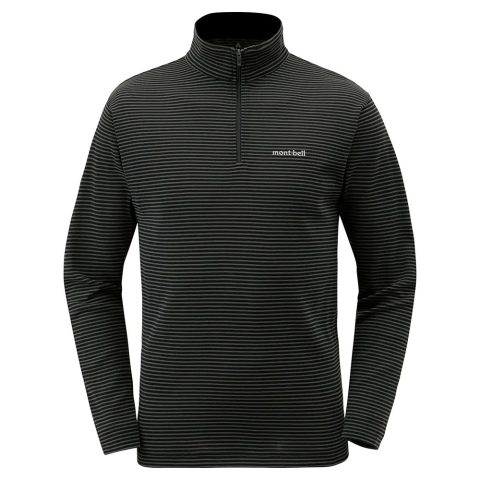 Wickron Striped Long Sleeve Zip Shirt Men's
