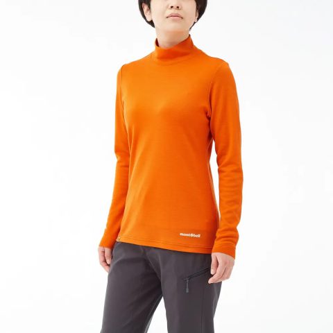 Merino Wool Plus High Neck Shirt Women's